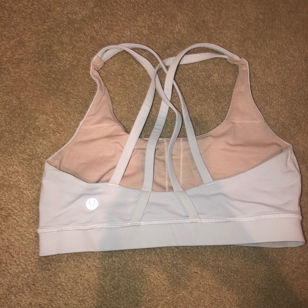 Lululemon White Energy Bra